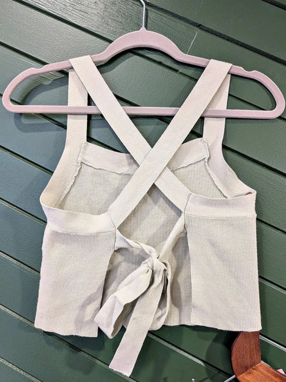 twik Tie-Back Cropped Tank